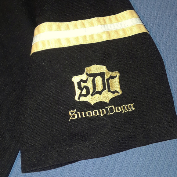 Snoop Dogg SDC Jersey Snoopgame Black Yellow 21 Gamedogg Hockey Rap Size 3XL - Picture 4 of 7